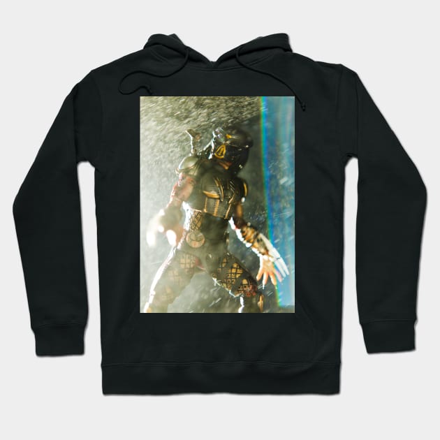 Fugitive Predator Fight Hoodie by Mikes Monsters